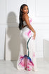 Weightless Bloom Print Tube Jumpsuit
